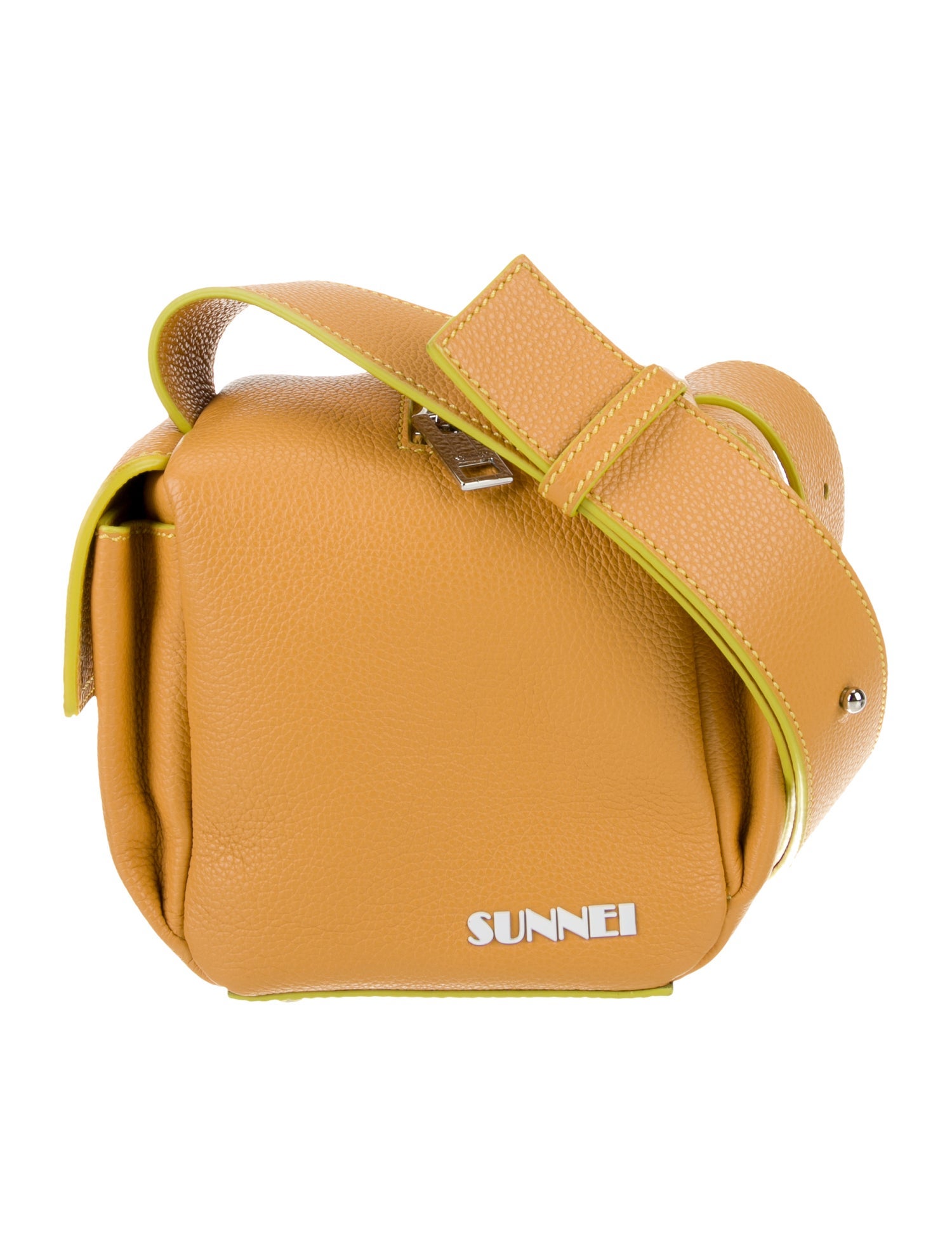 Sunnei Leather Shoulder Bag