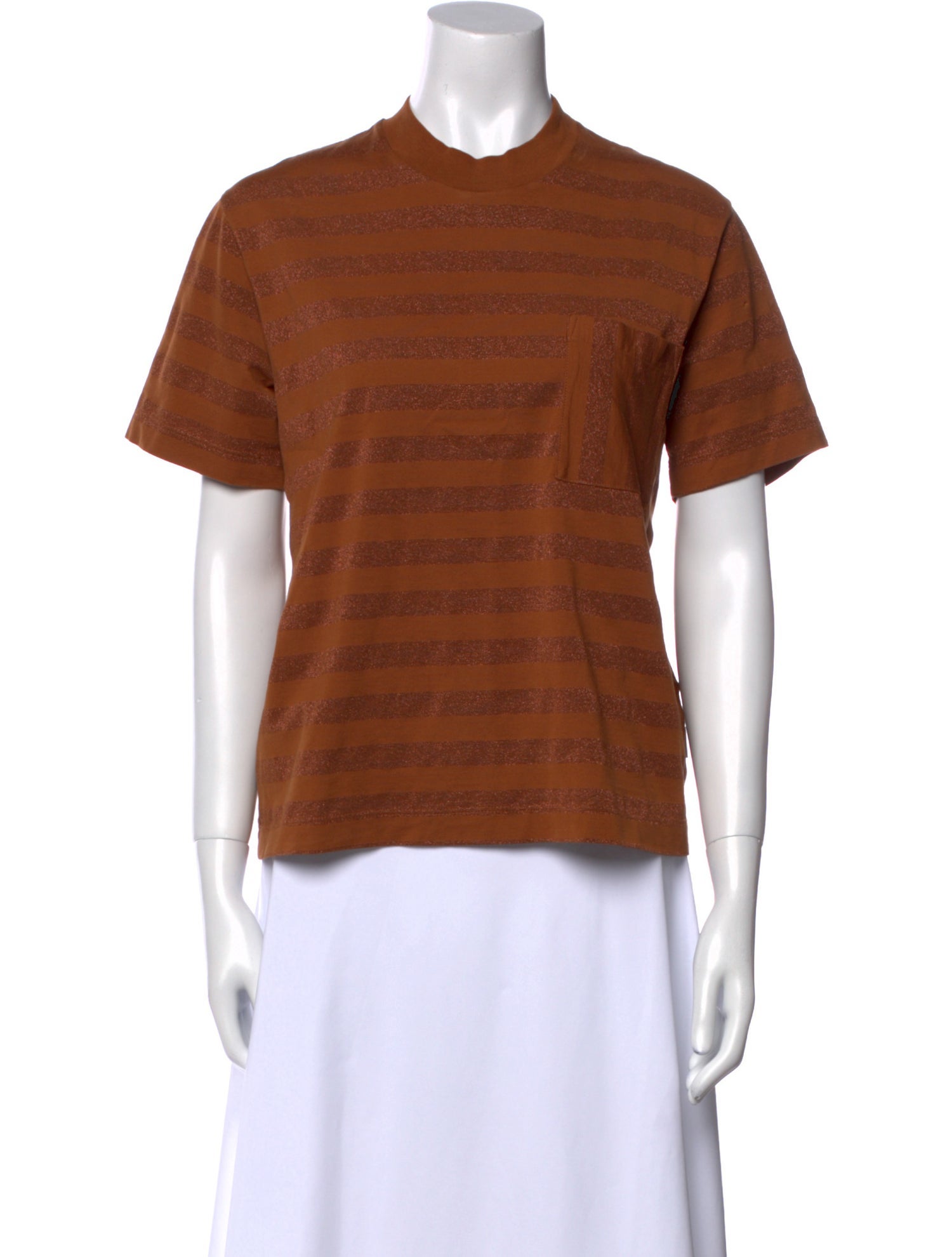 Sunnei Striped Crew Neck T-Shirt w/ Tags