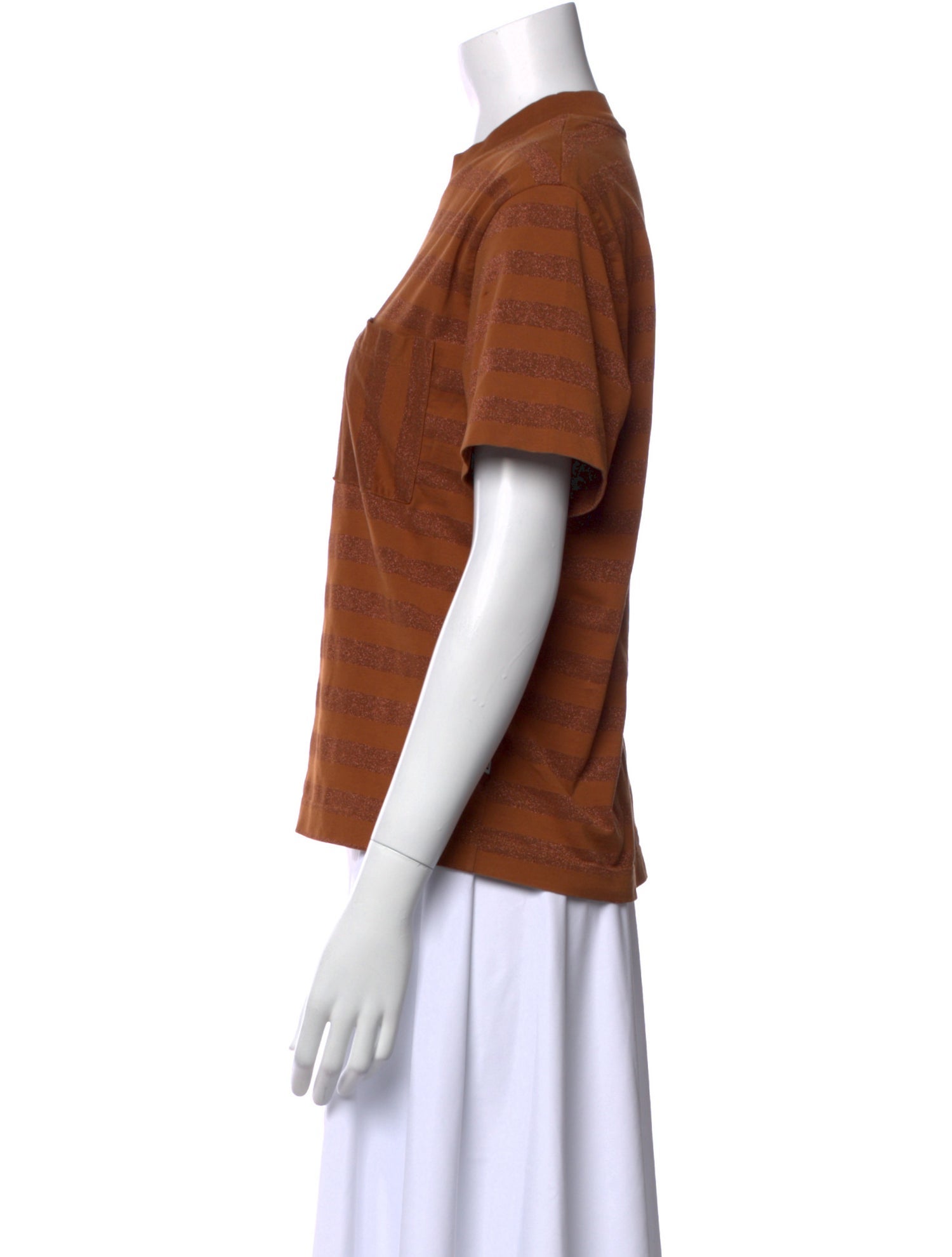 Sunnei Striped Crew Neck T-Shirt w/ Tags