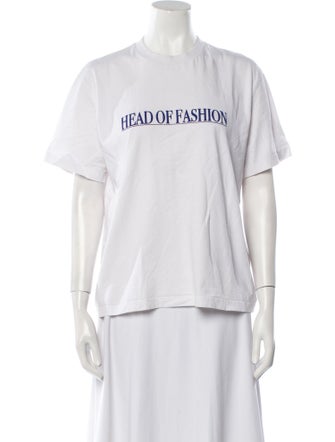 Sunnei Graphic Print Crew Neck T-Shirt