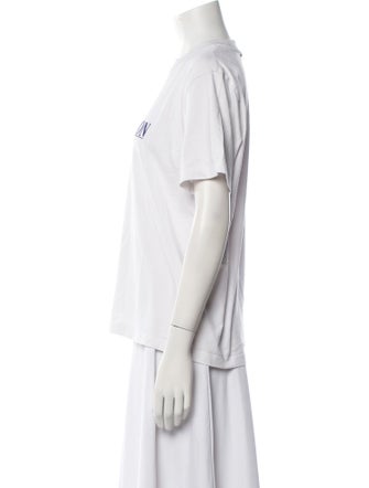 Sunnei Graphic Print Crew Neck T-Shirt