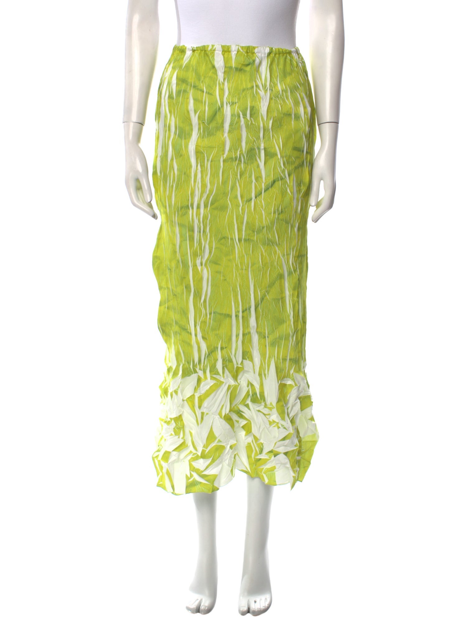 Sunnei Printed Midi Length Skirt