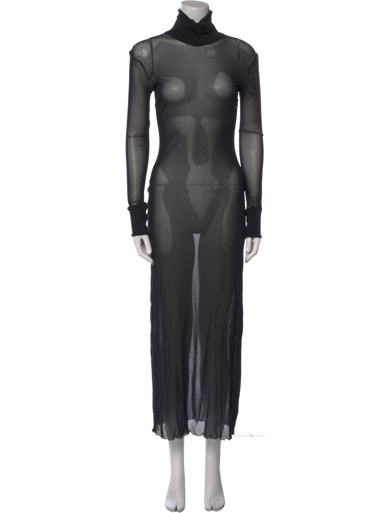 Sunnei Turtleneck Long Dress