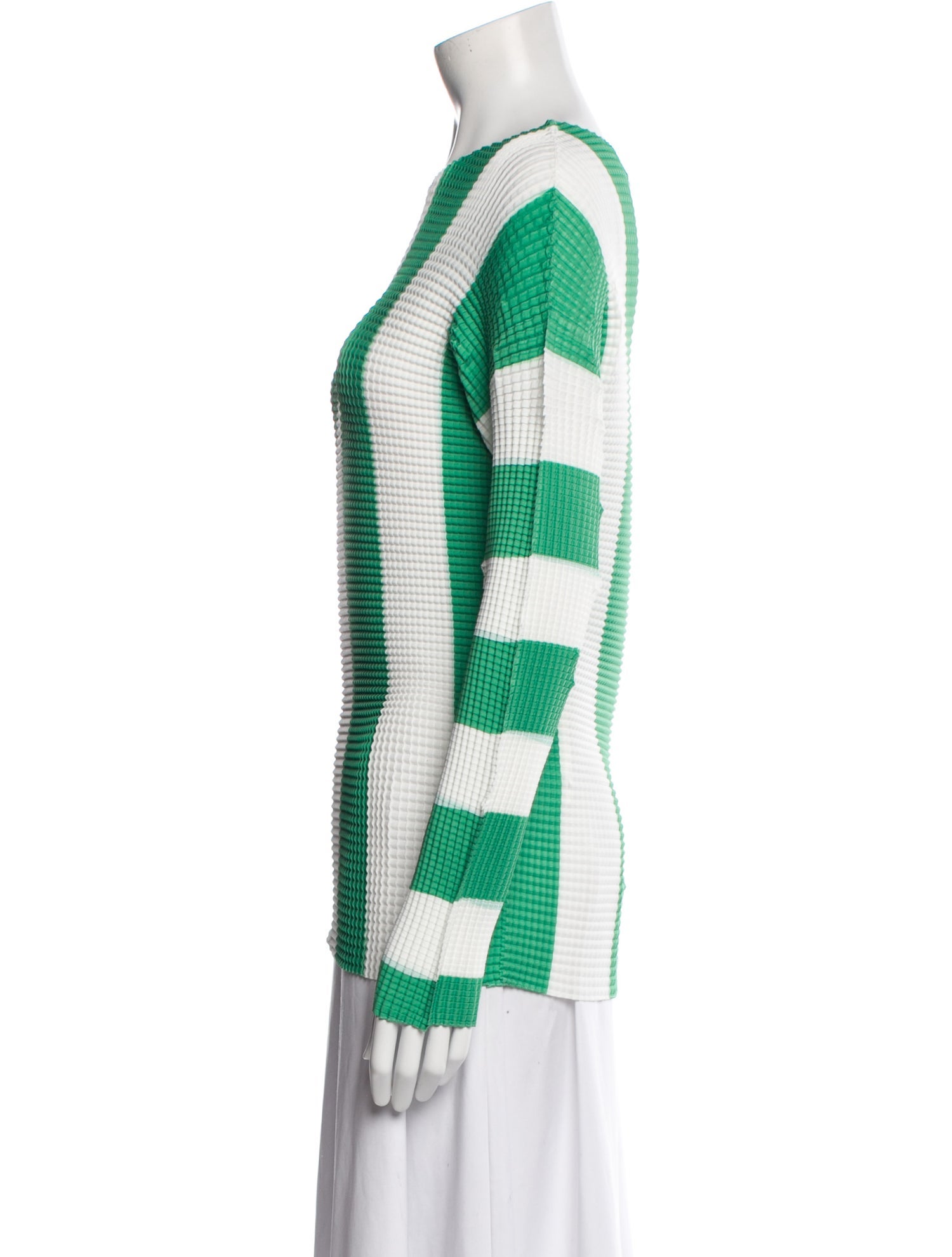 Sunnei Striped V-Neck Tunic