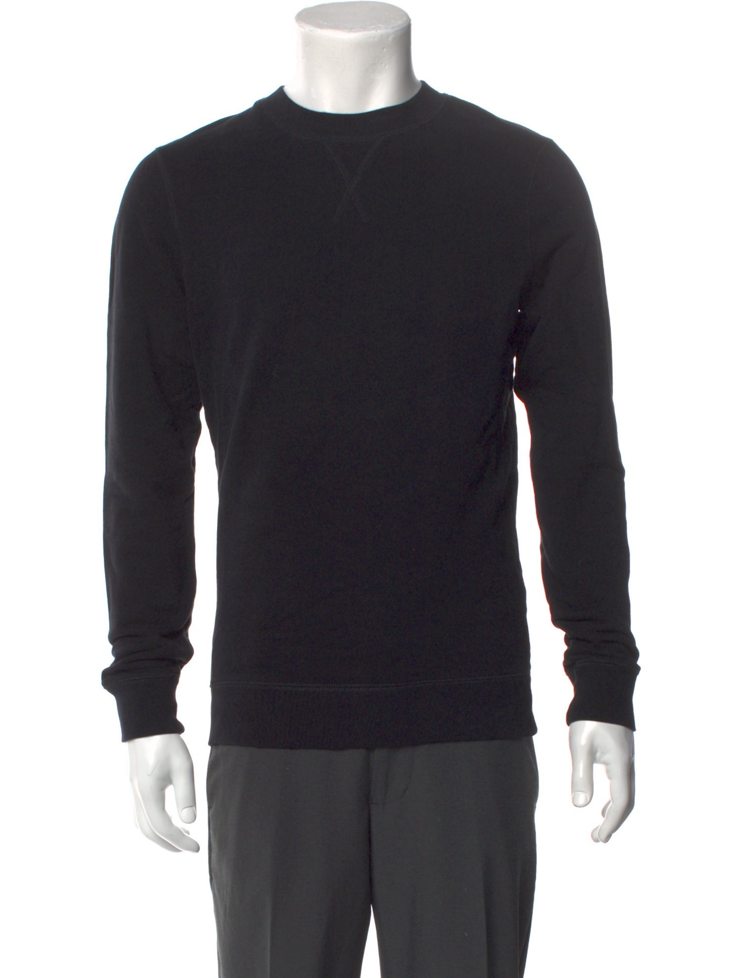 Dolce & Gabbana Gray Long Sleeve Crew Neck Pullover Sweater