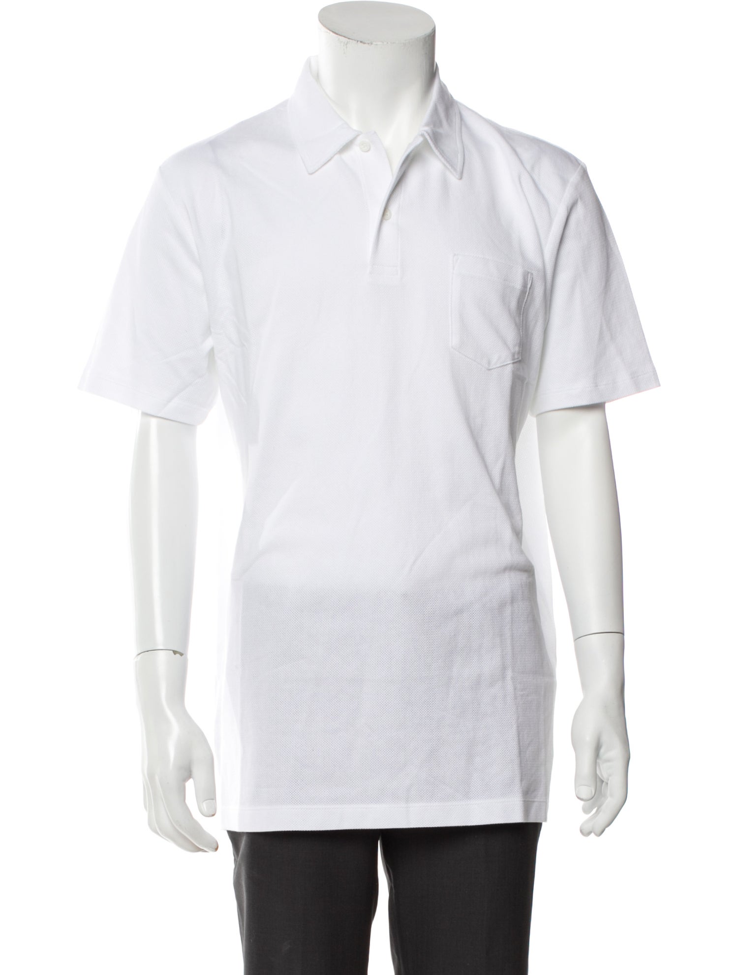 Sunspel Collar Short Sleeve Polo Shirt
