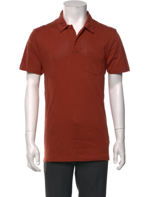 Sunspel Crew Neck Short Sleeve Polo Shirt
