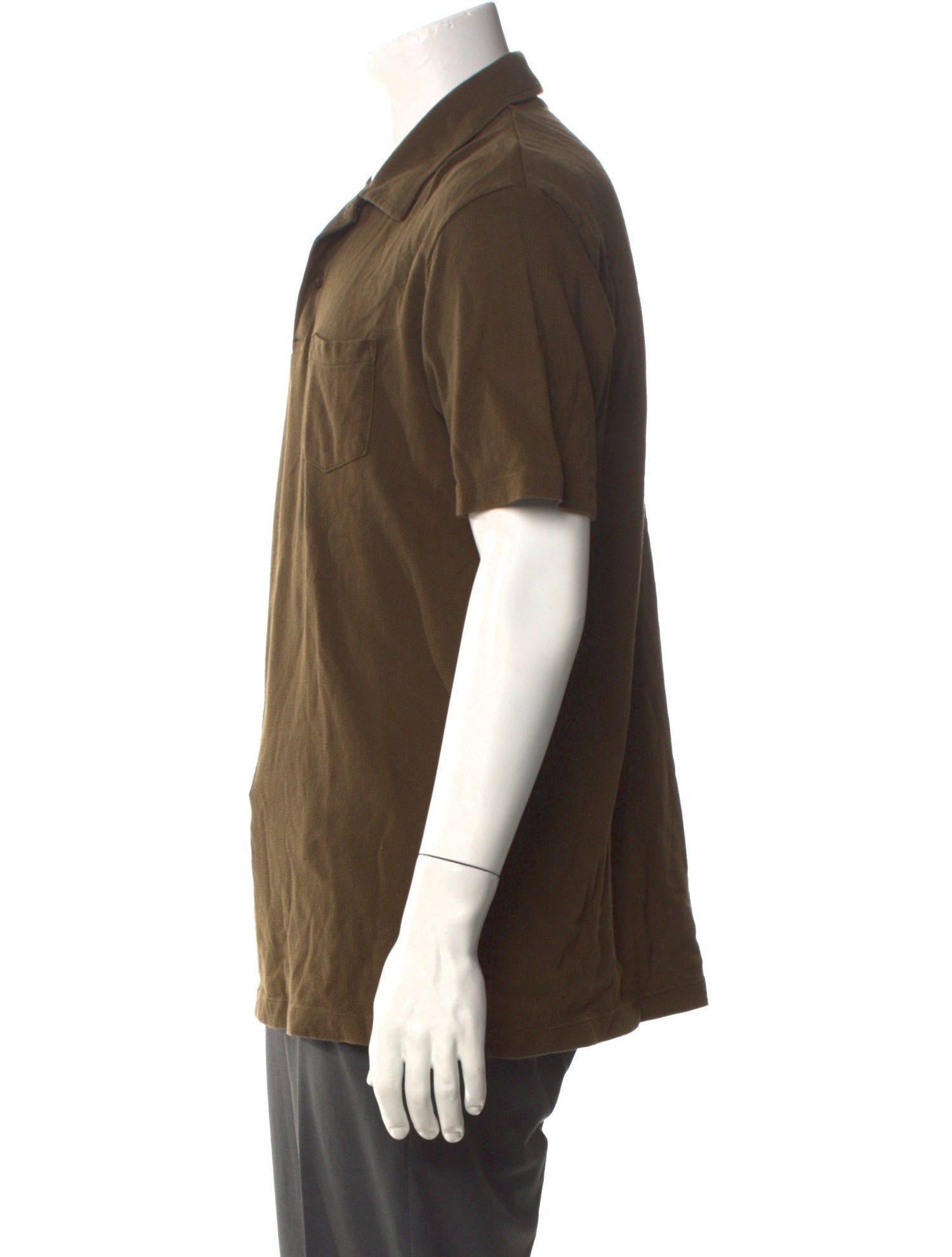 Sunspel Collar Short Sleeve Polo Shirt