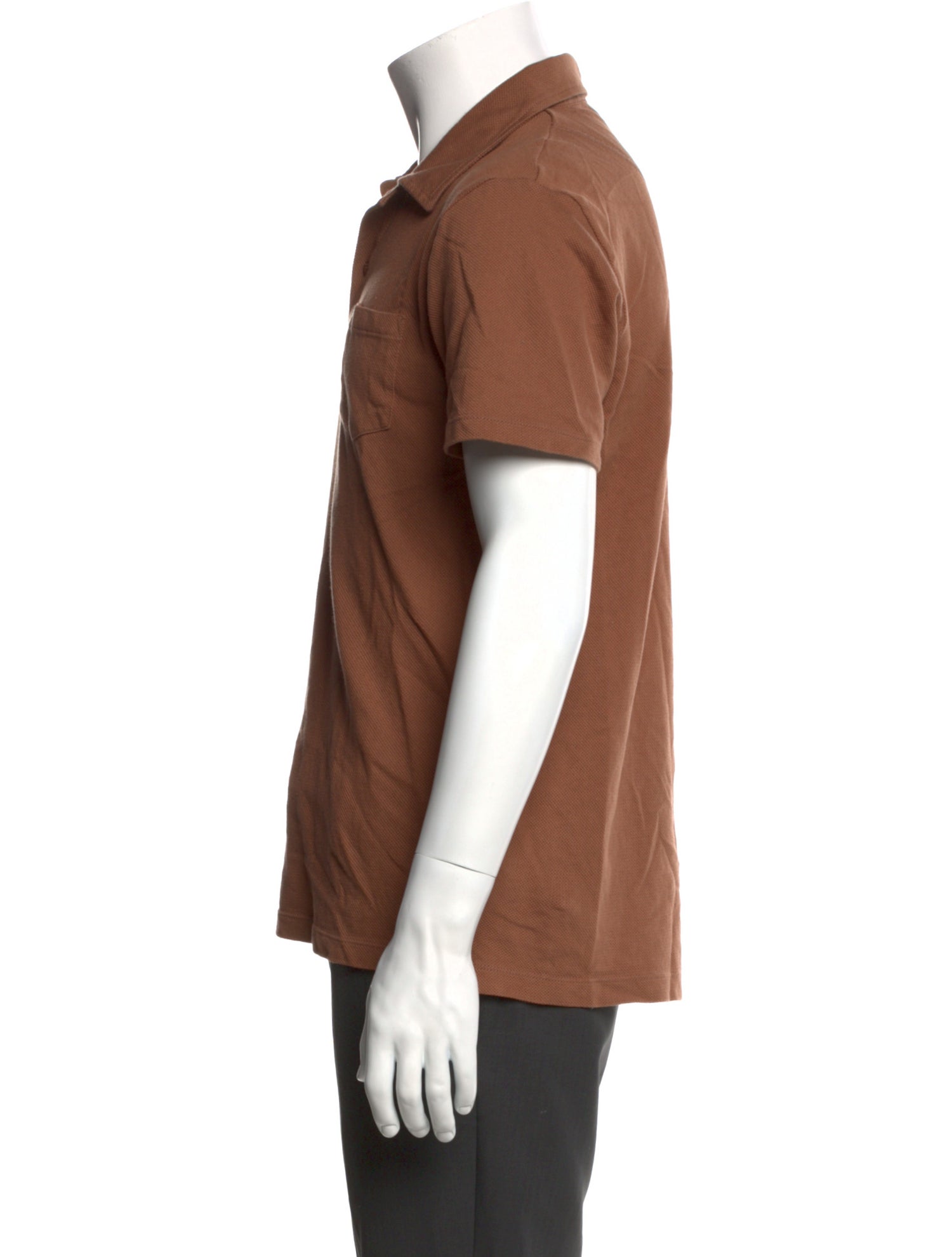 Sunspel Collar Short Sleeve Polo Shirt