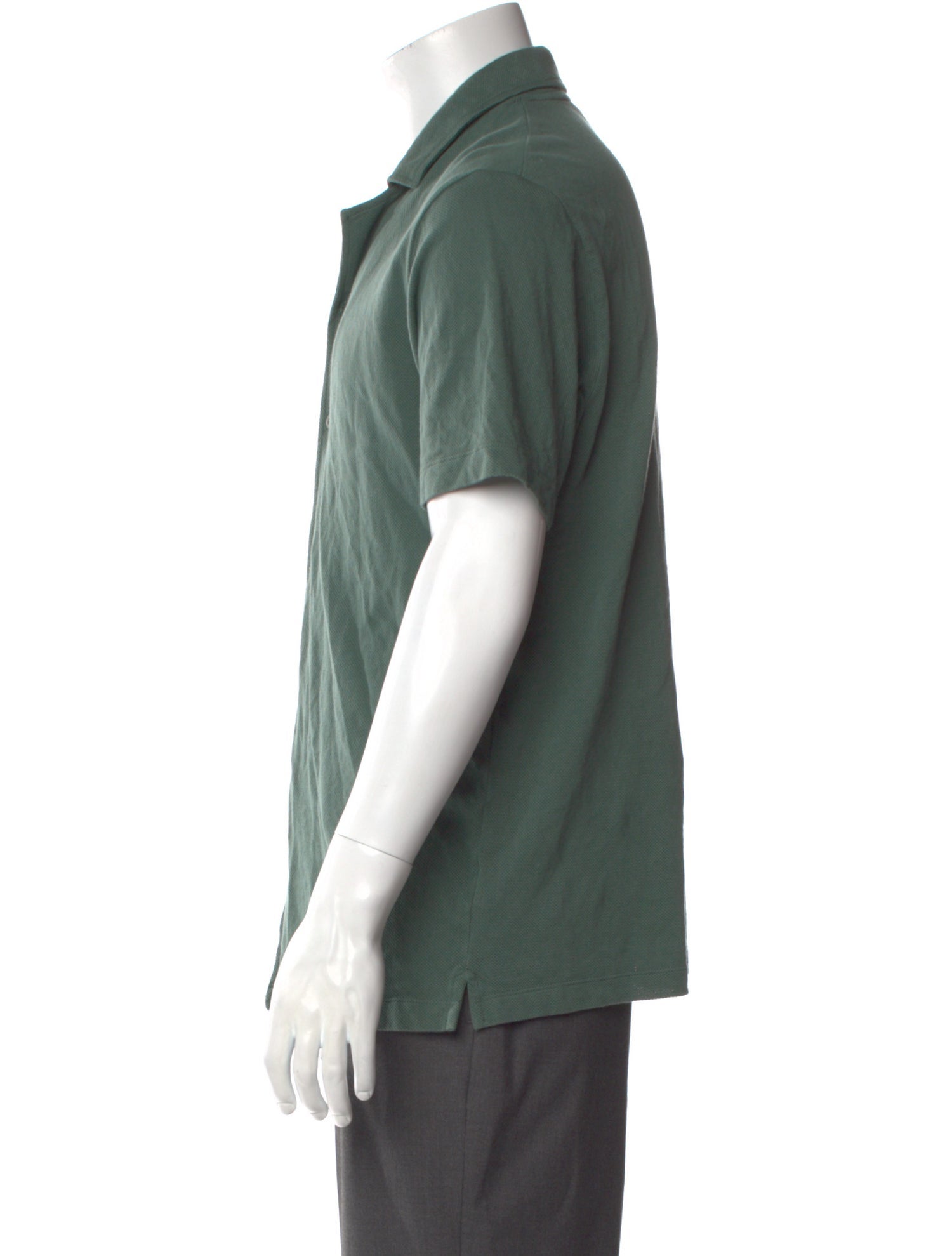 Sunspel V-Neck Short Sleeve Polo Shirt