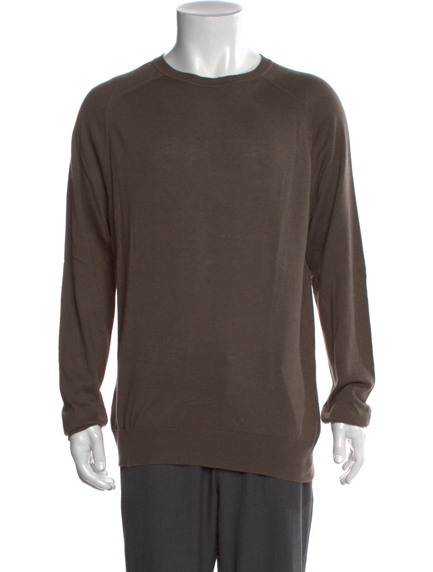 Sunspel Crew Neck Long Sleeve Pullover