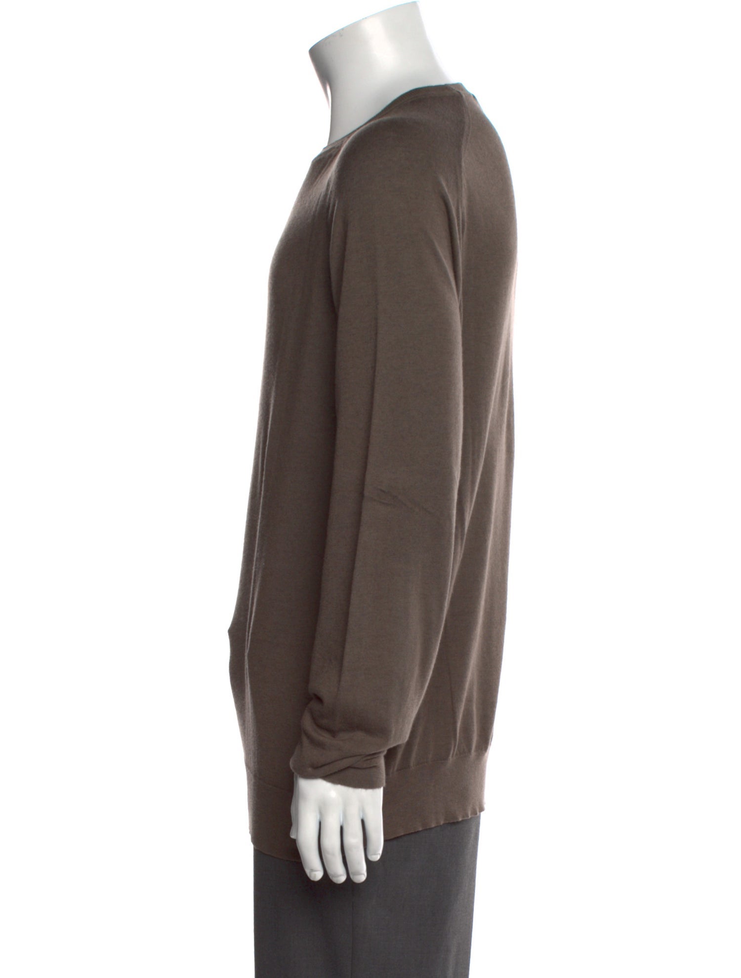 Sunspel Crew Neck Long Sleeve Pullover