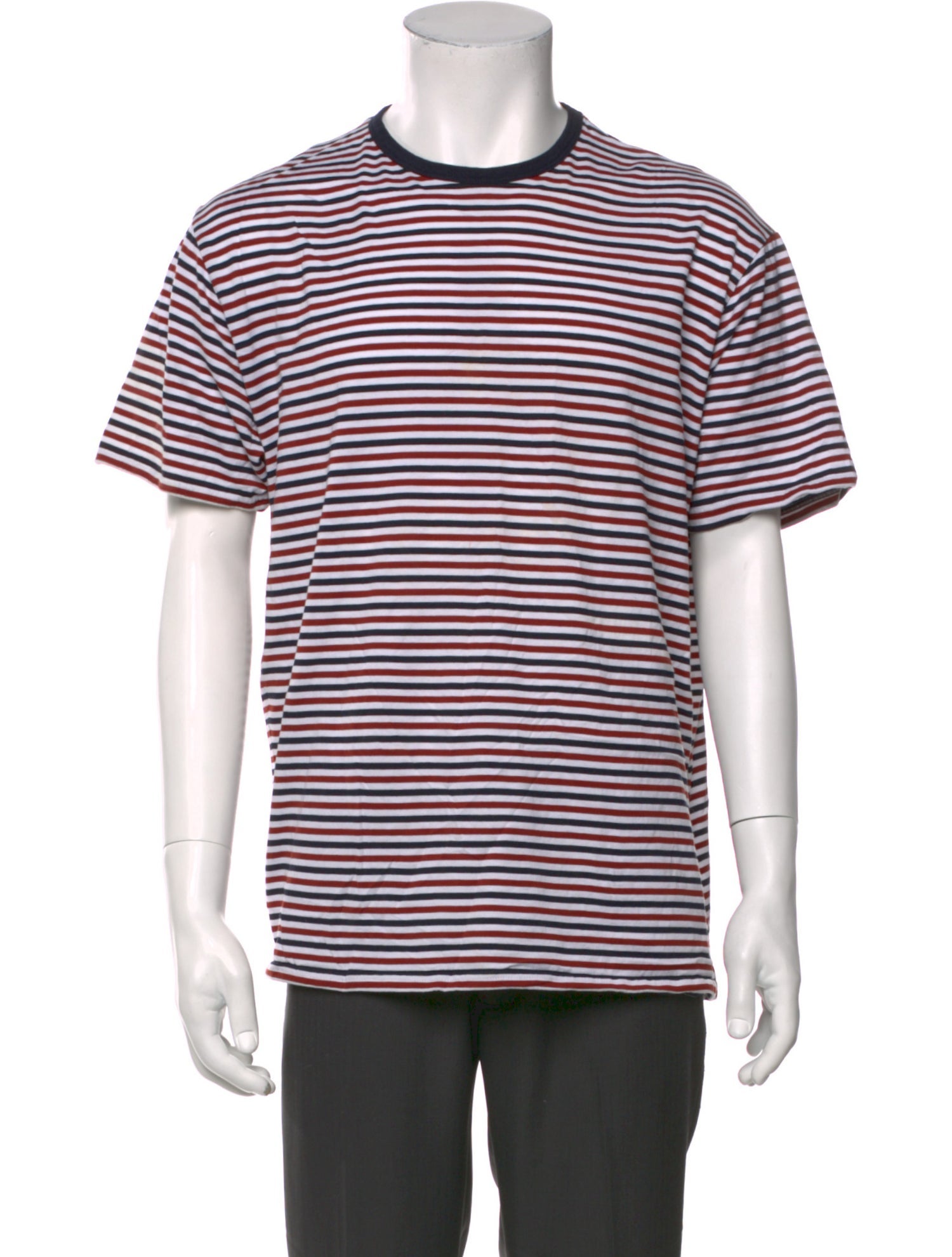 Sunspel Striped Crew Neck T-Shirt