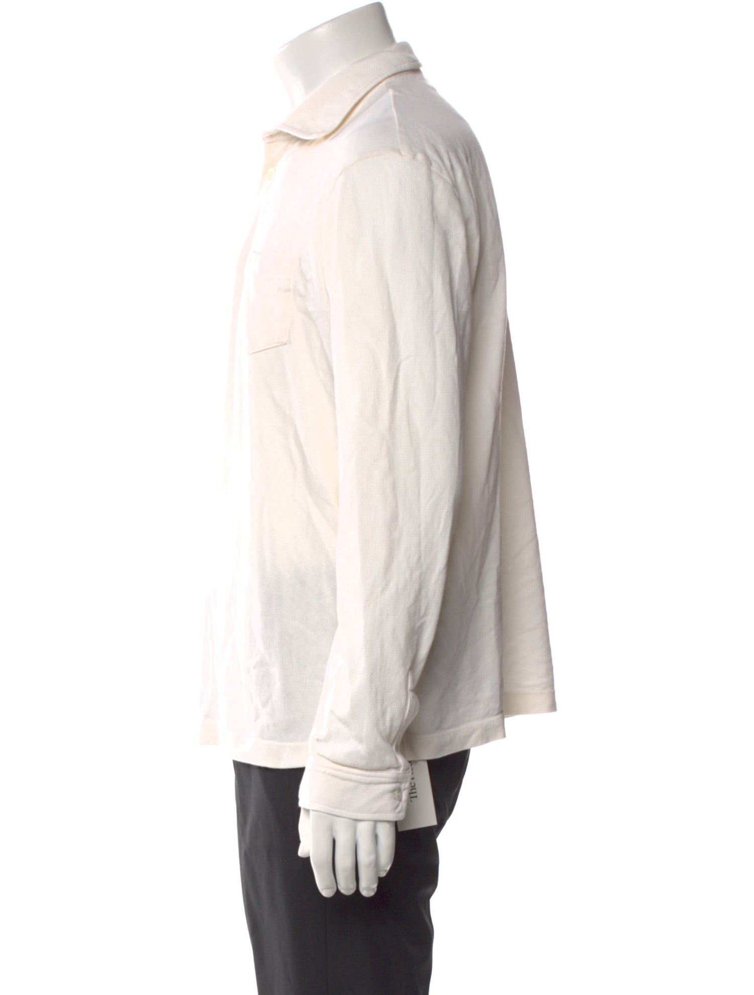 Sunspel Collar Long Sleeve Polo Shirt