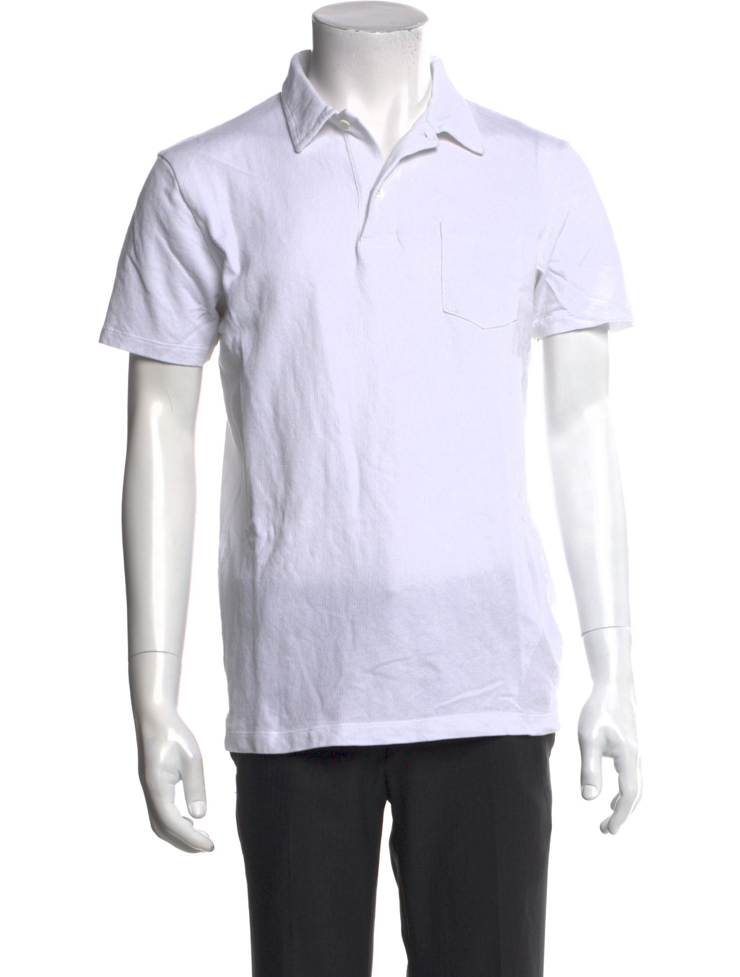 Sunspel Collar Short Sleeve Polo Shirt