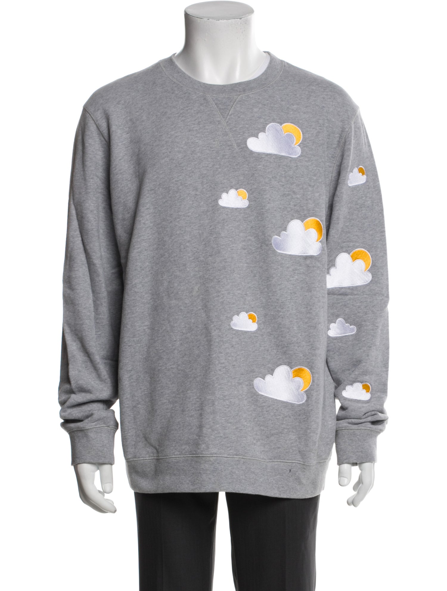 Sunspel Graphic Print Crew Neck Pullover