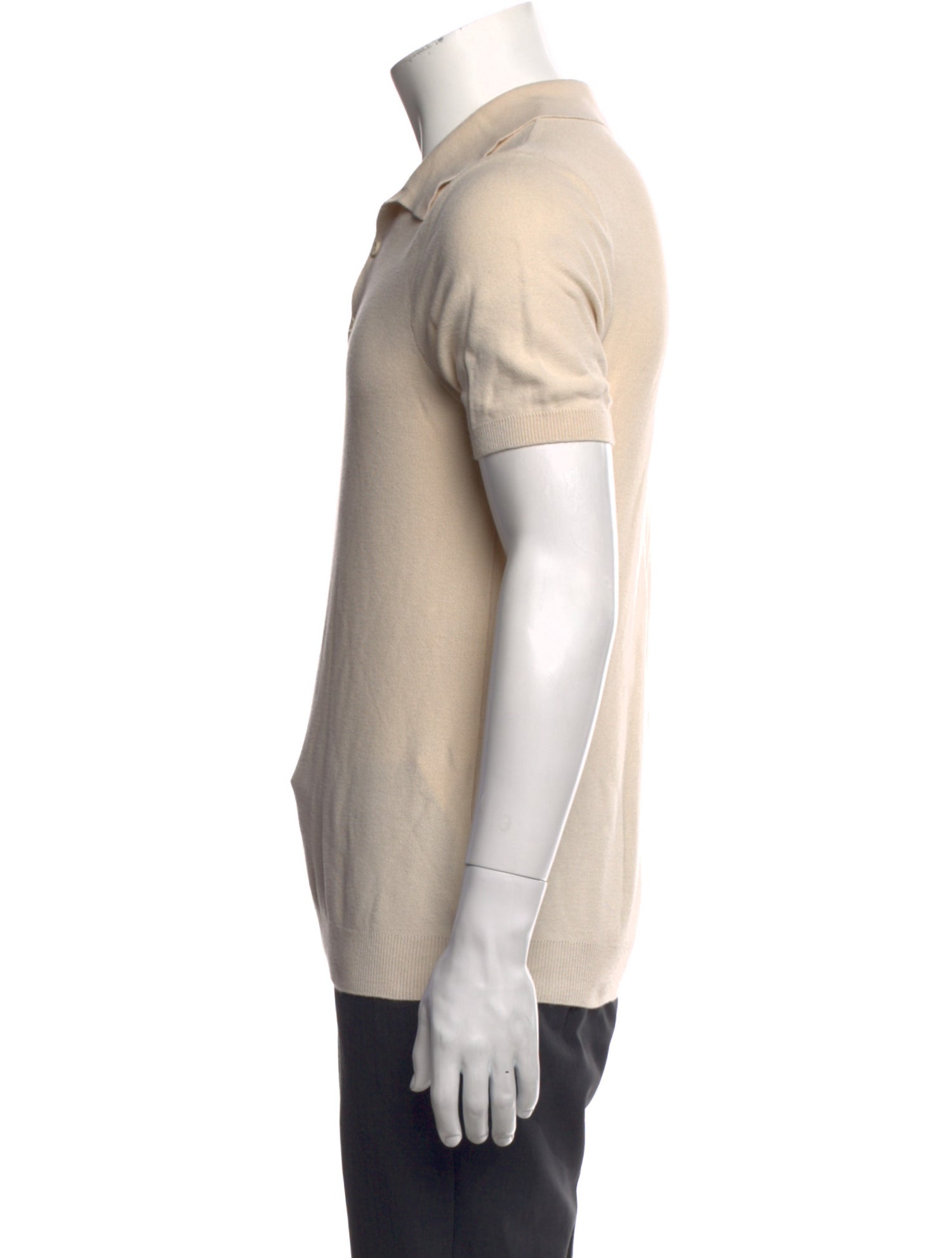 Sunspel Crew Neck Short Sleeve Polo Shirt