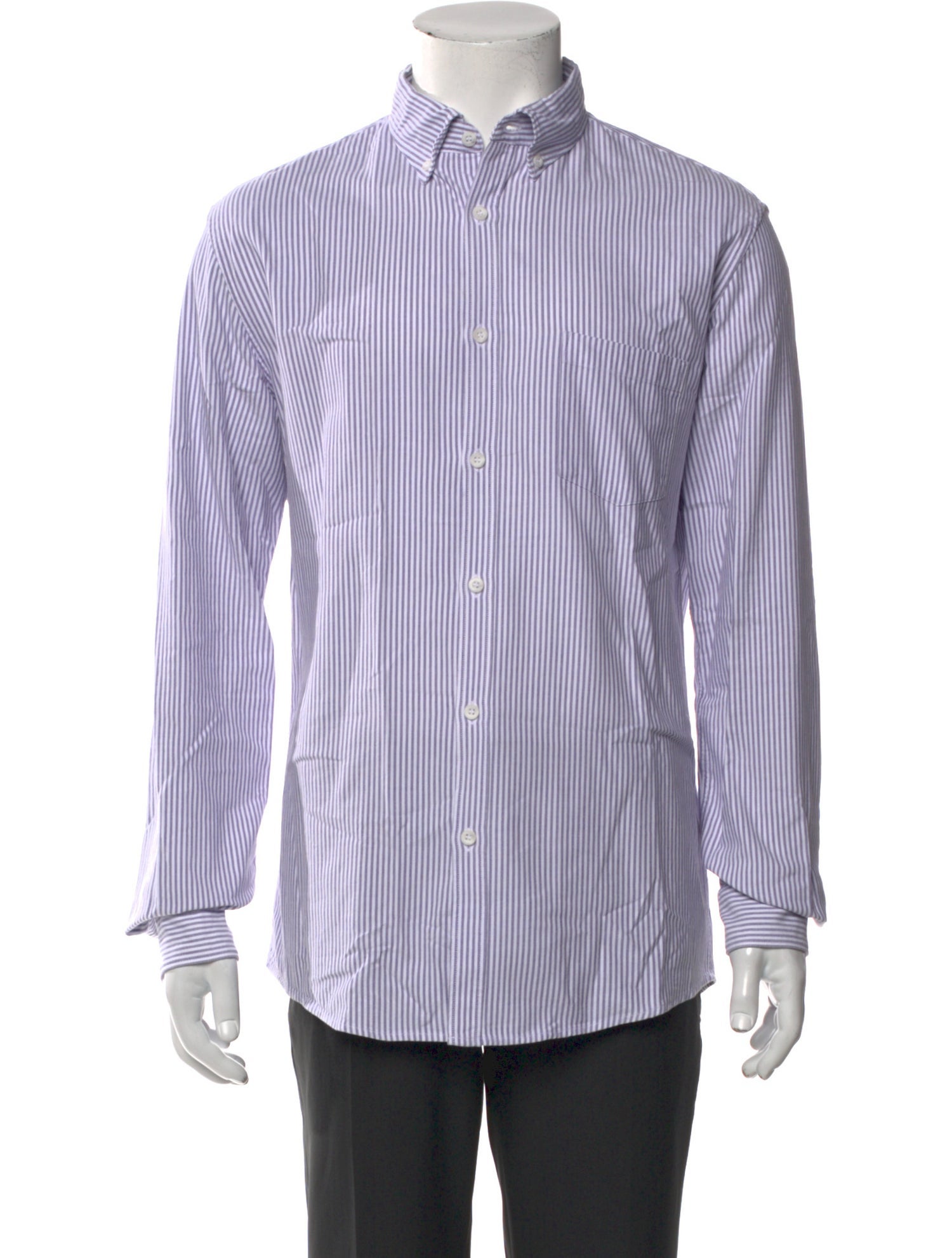 Sunspel Striped Long Sleeve Shirt