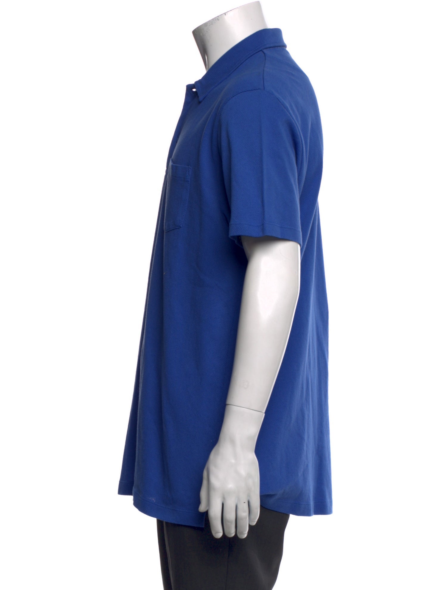 Sunspel Crew Neck Short Sleeve Polo Shirt