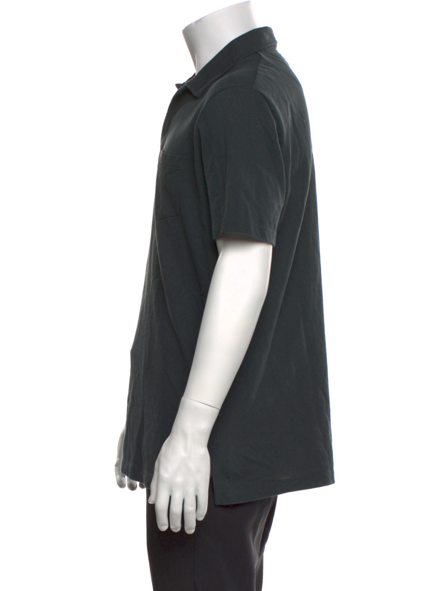 Sunspel Crew Neck Short Sleeve Polo Shirt