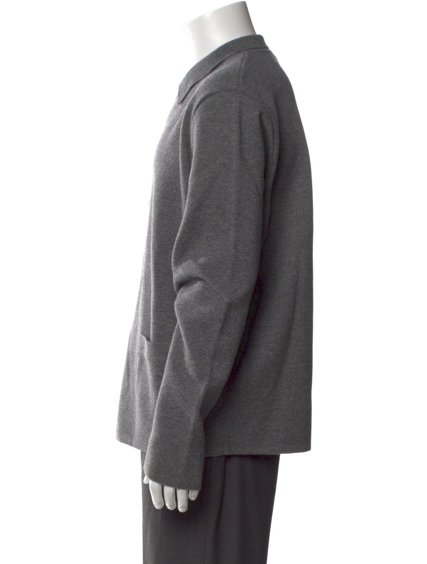 Sunspel Merino Wool Crew Neck Cardigan