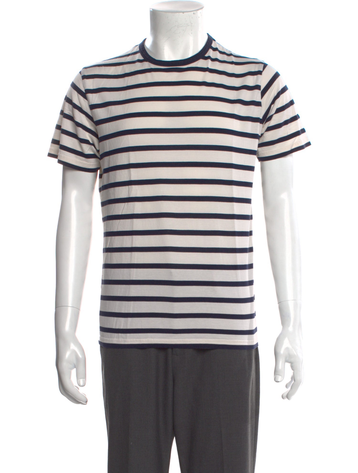Sunspel Striped Crew Neck T-Shirt