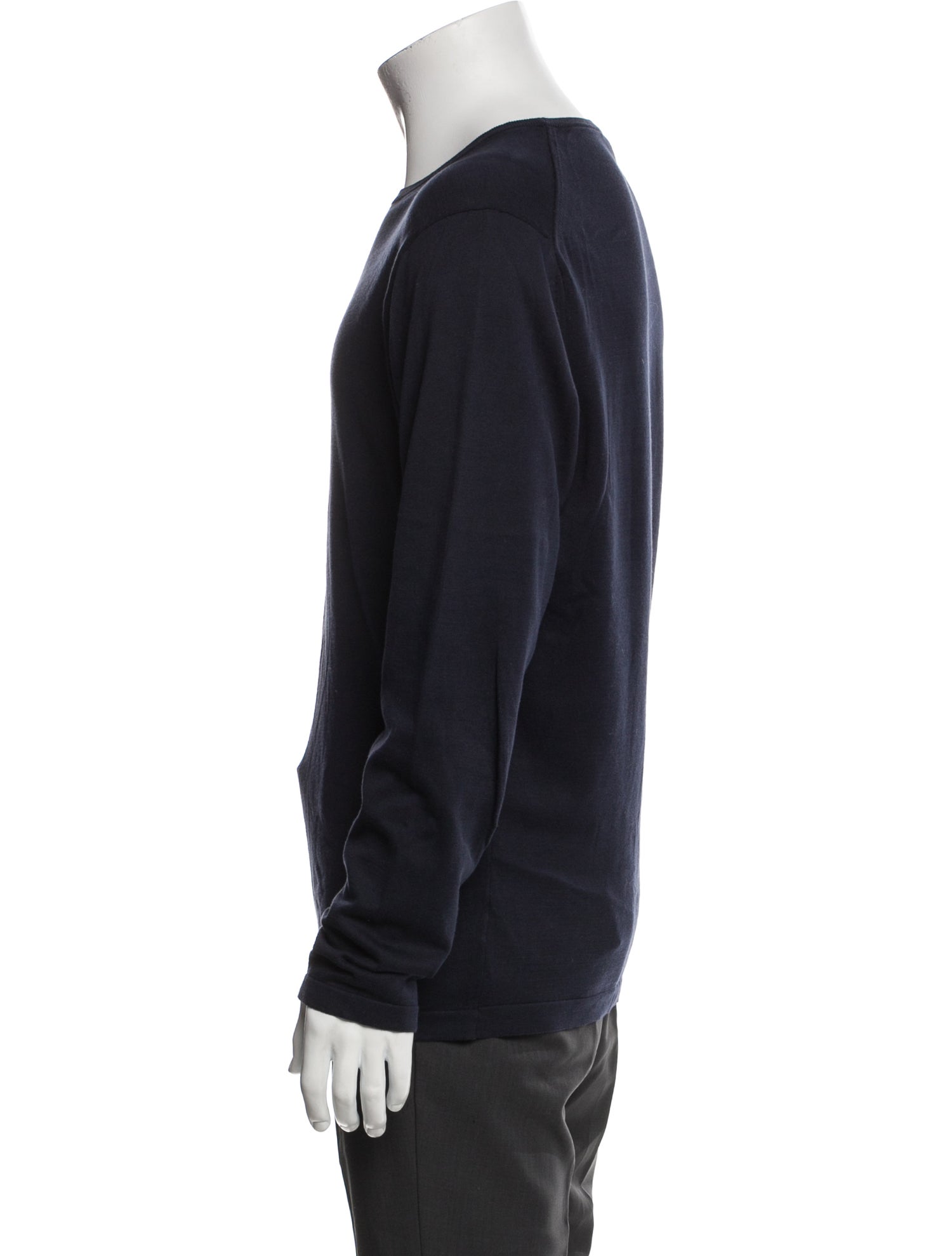 Sunspel Crew Neck Long Sleeve T-Shirt