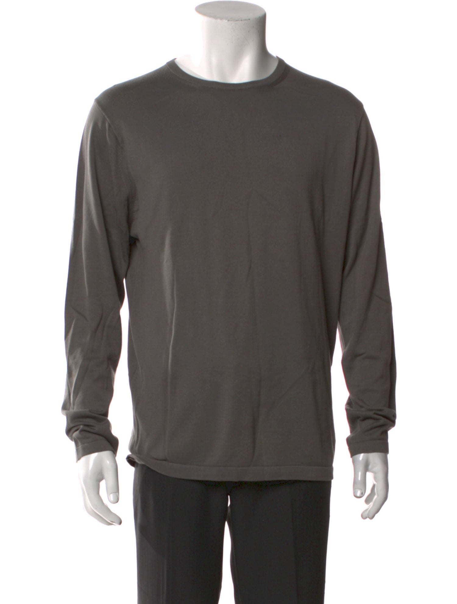 Sunspel Crew Neck Long Sleeve T-Shirt