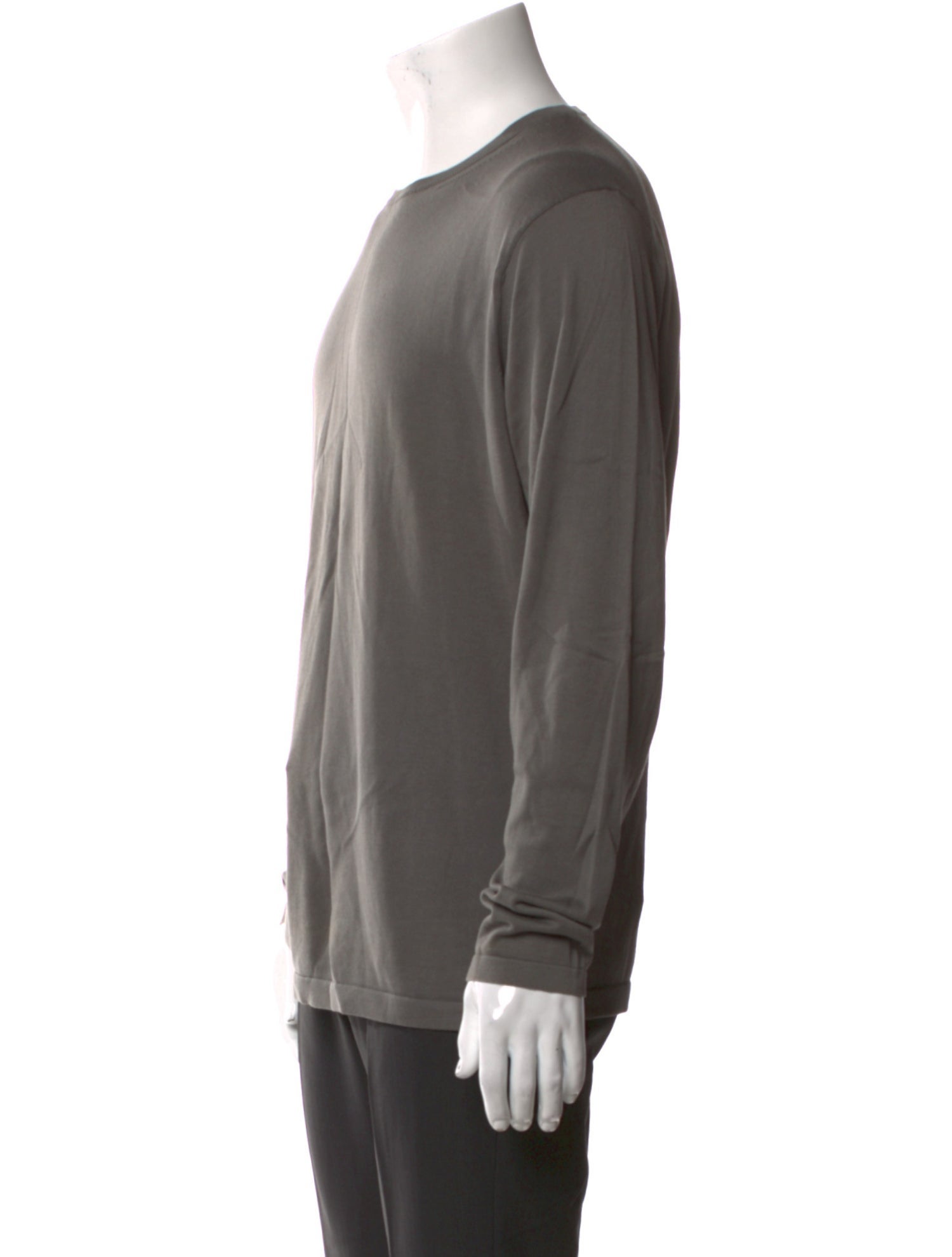 Sunspel Crew Neck Long Sleeve T-Shirt