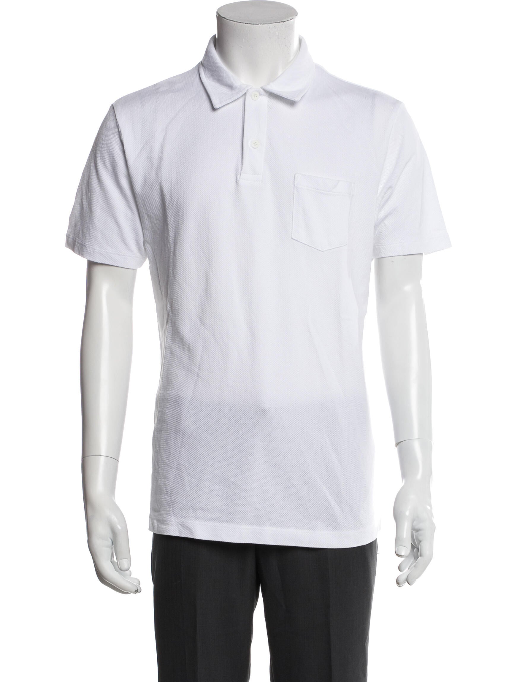 Sunspel Collar Short Sleeve Polo Shirt
