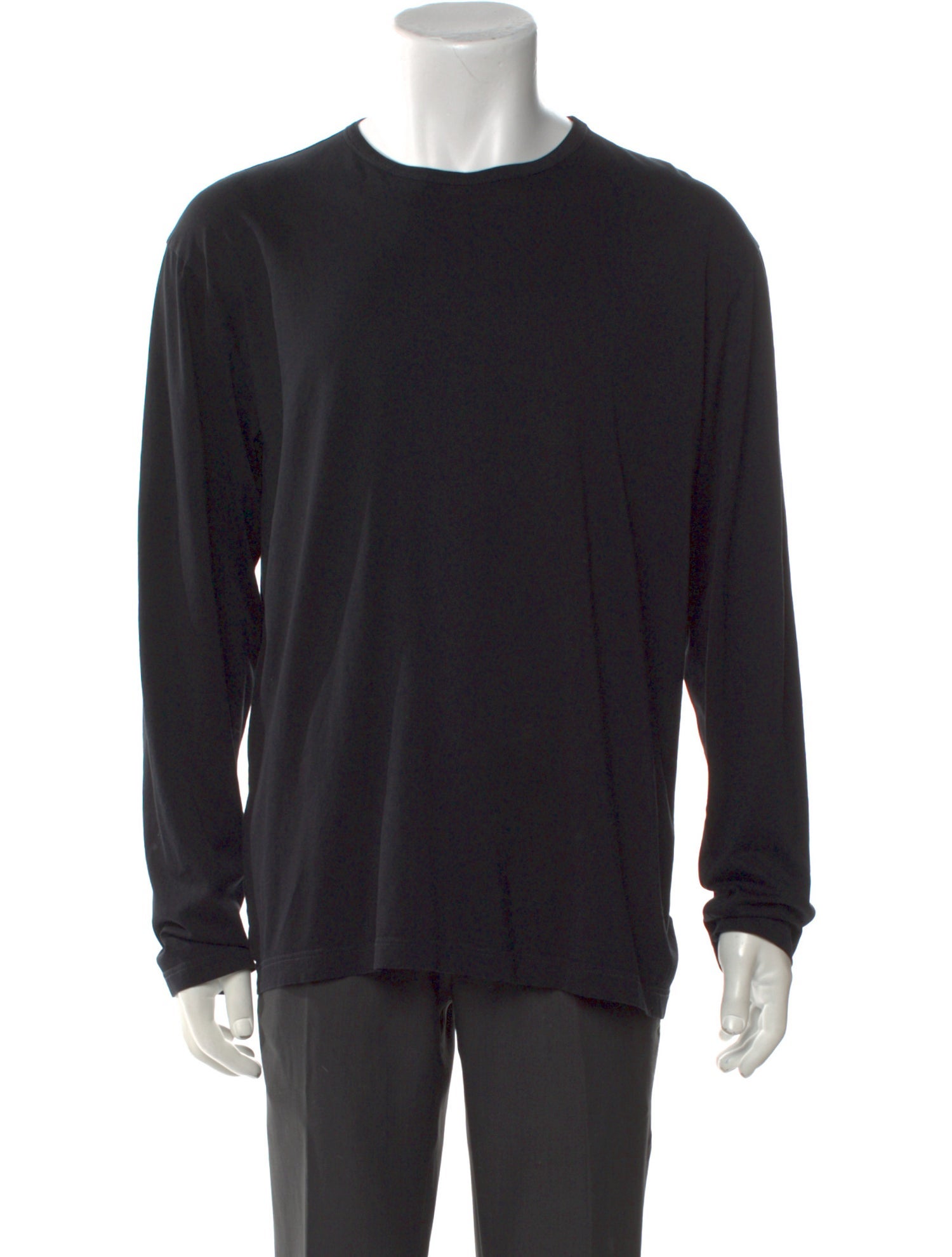 Sunspel Crew Neck Long Sleeve T-Shirt