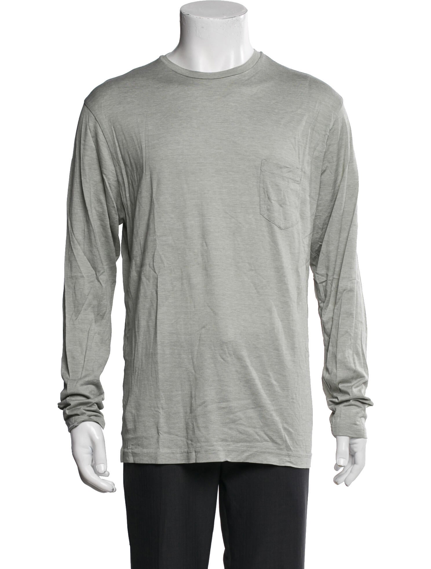 Sunspel Crew Neck Long Sleeve T-Shirt