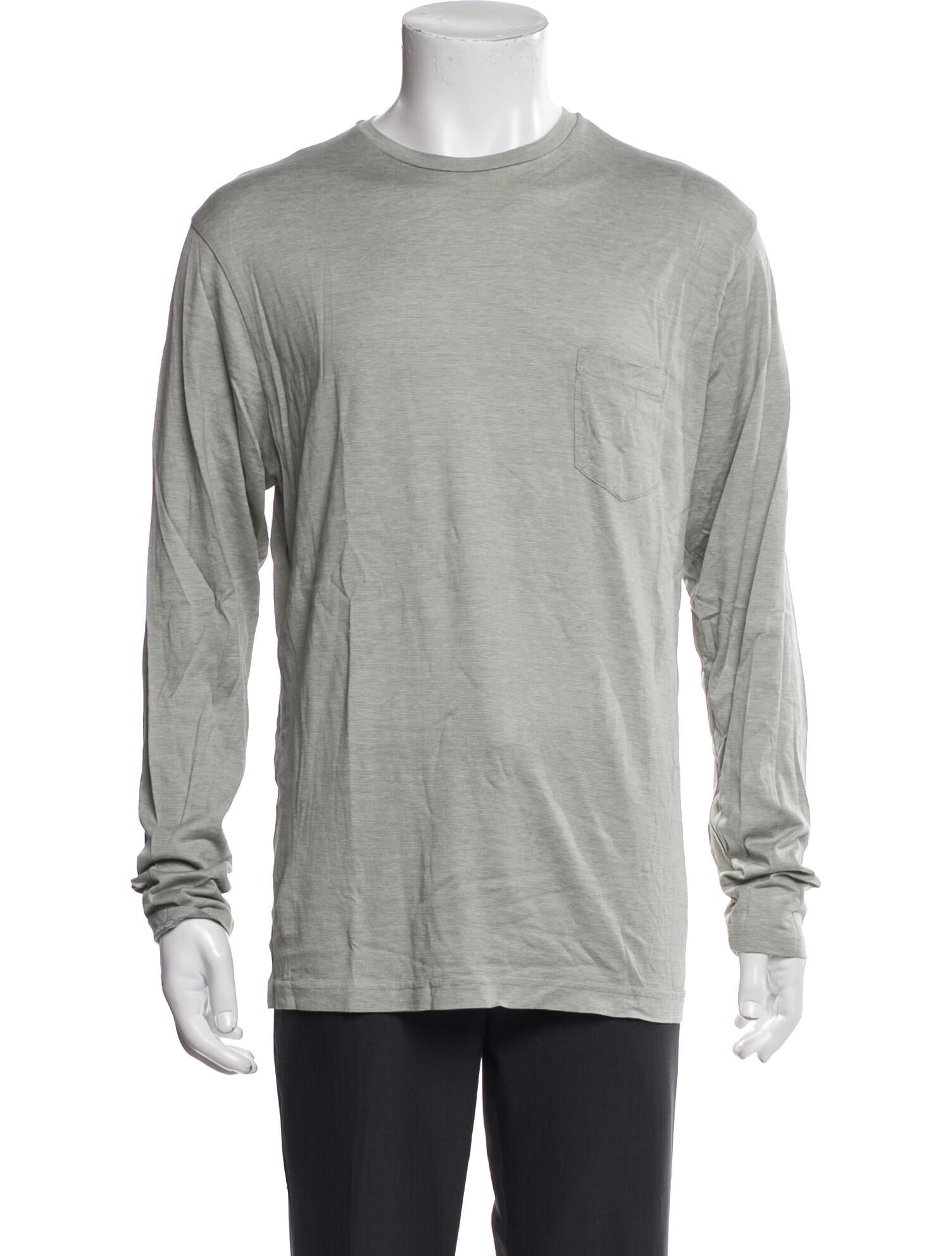 Sunspel Crew Neck Long Sleeve T-Shirt
