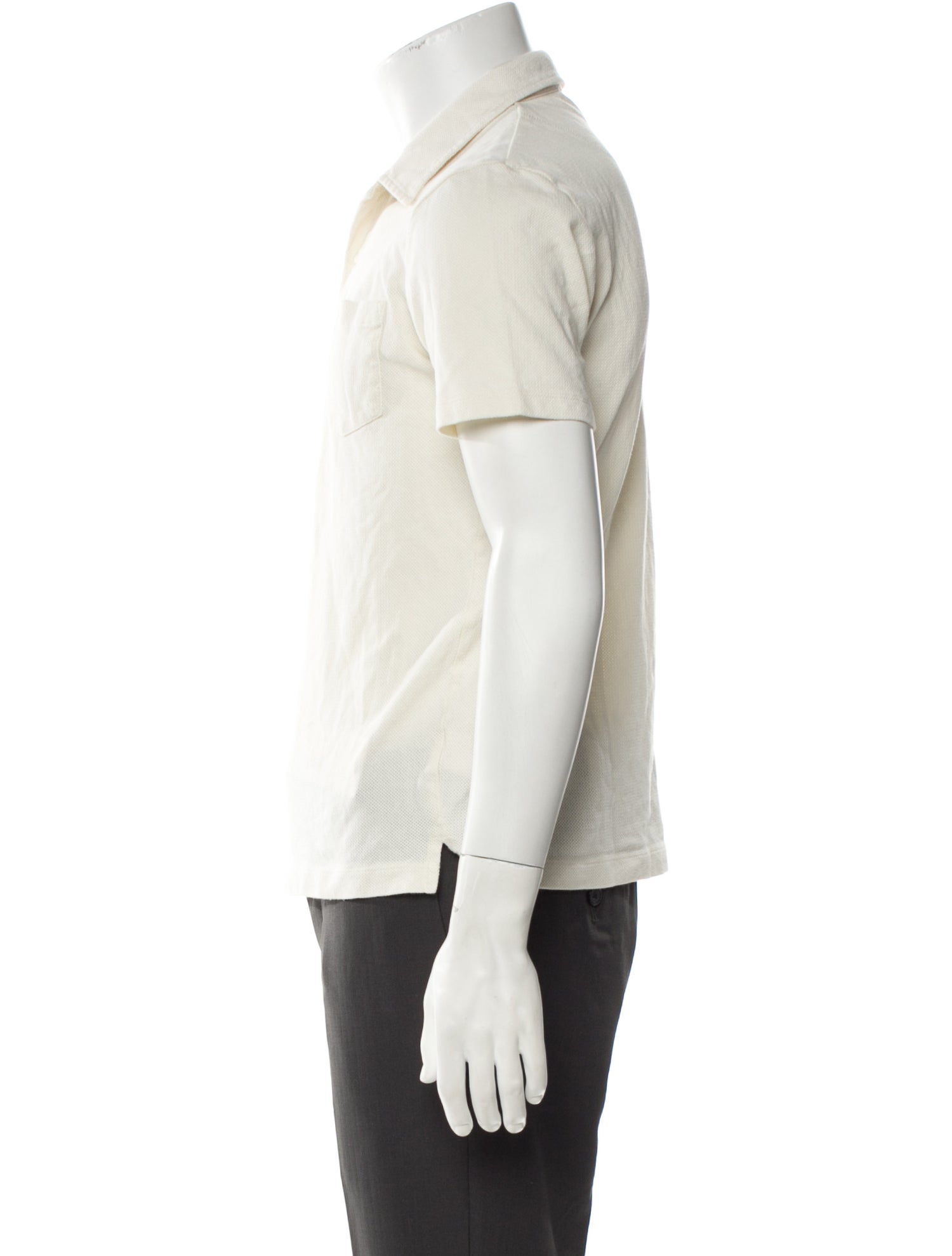 Sunspel Collar Short Sleeve Polo Shirt