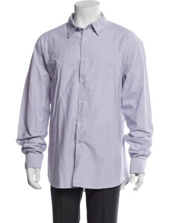Sunspel Striped Long Sleeve Shirt
