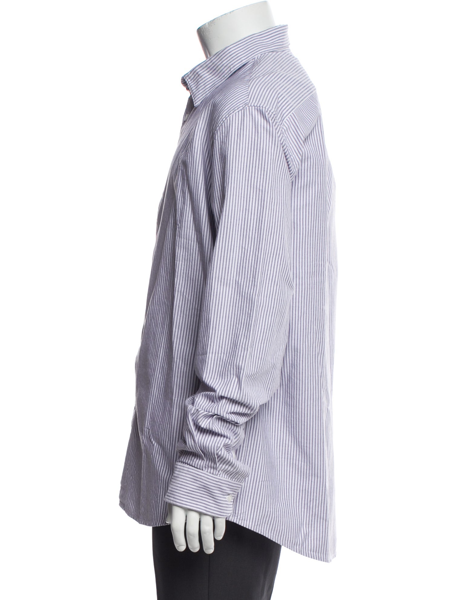 Sunspel Striped Long Sleeve Shirt
