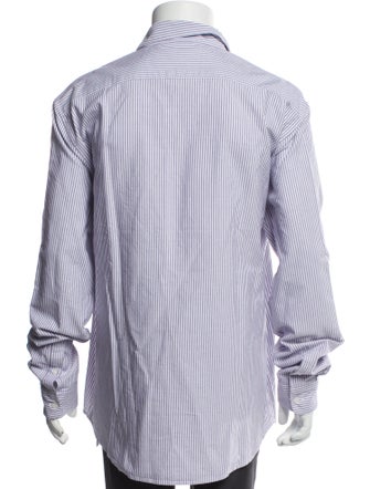 Sunspel Striped Long Sleeve Shirt