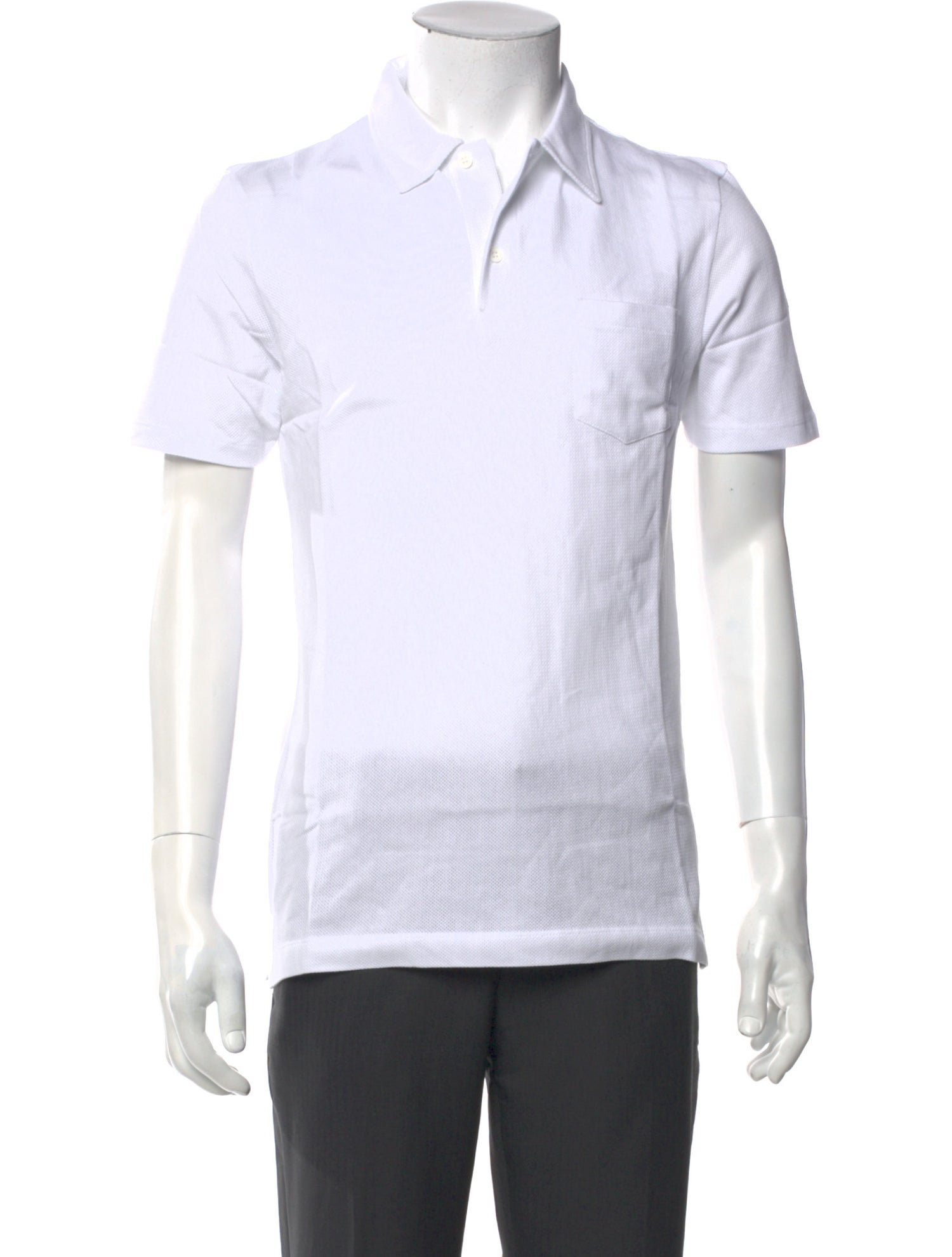 Sunspel V-Neck Short Sleeve Polo Shirt w/ Tags