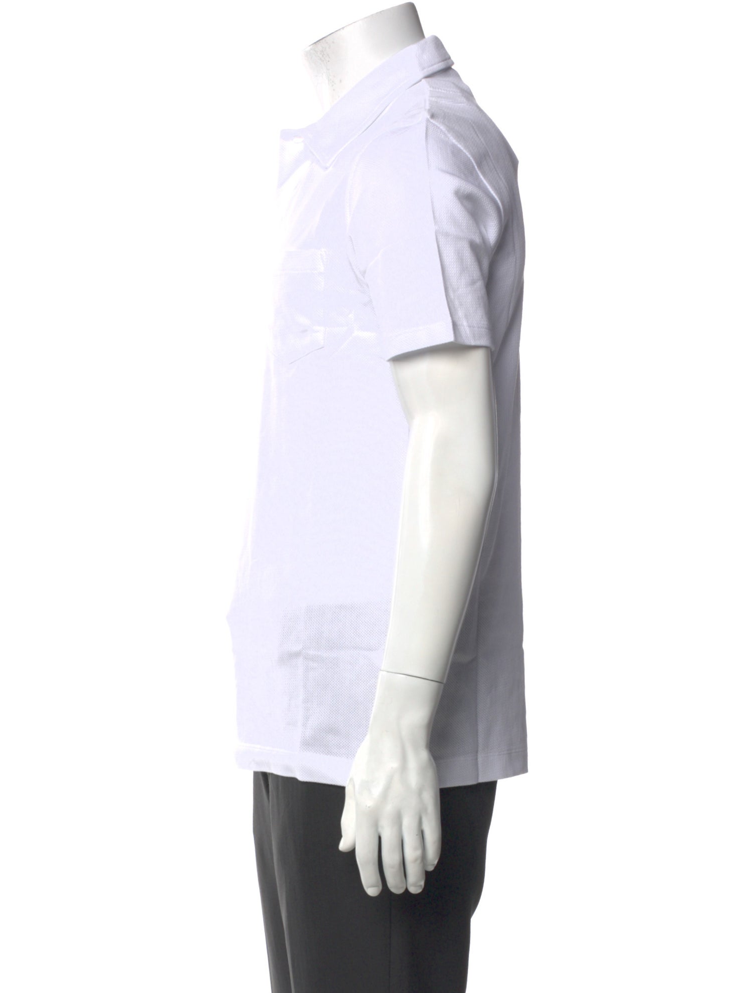 Sunspel V-Neck Short Sleeve Polo Shirt w/ Tags