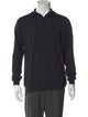 Sunspel Merino Wool Crew Neck Polo Sweater