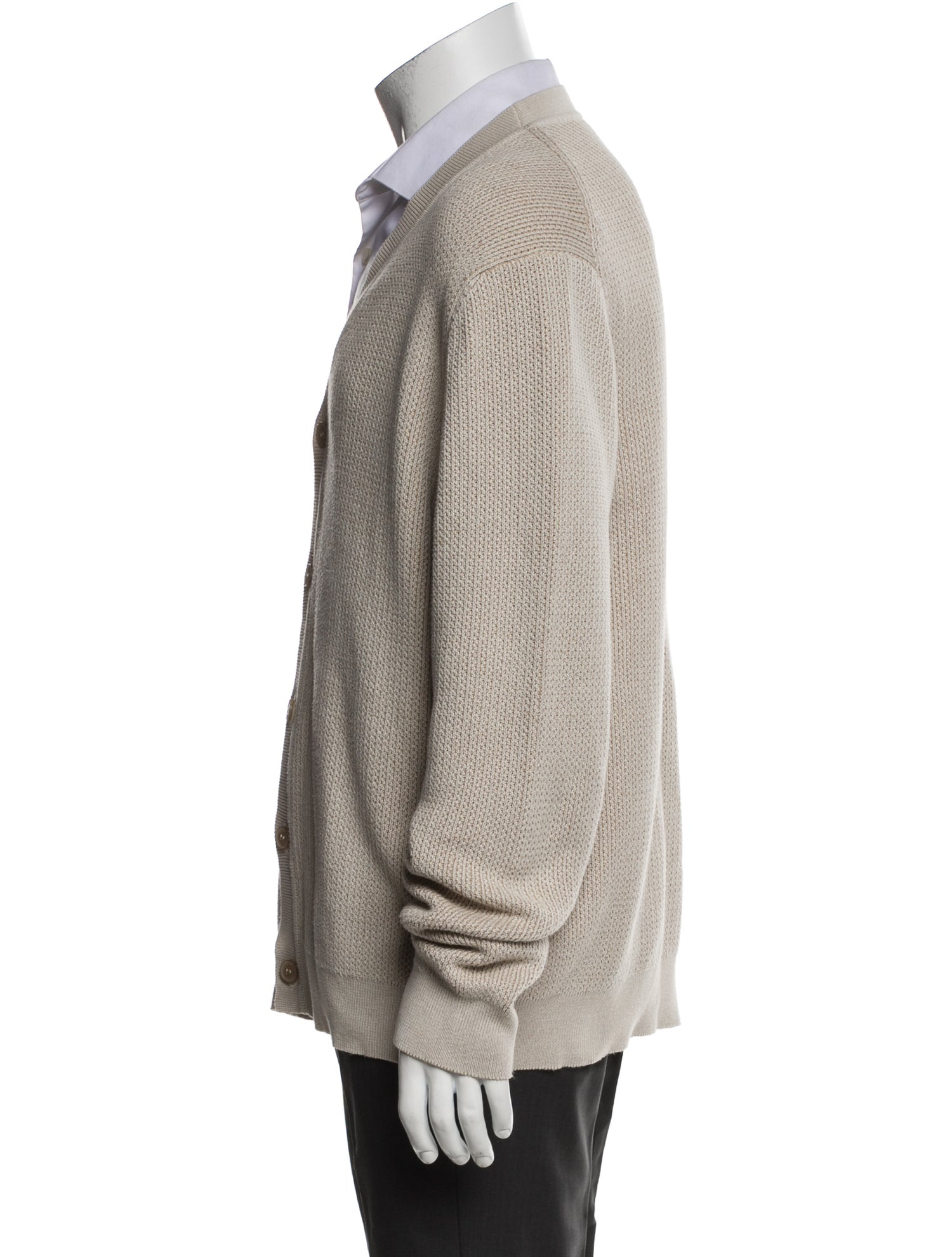 Sunspel V-Neck Long Sleeve Cardigan