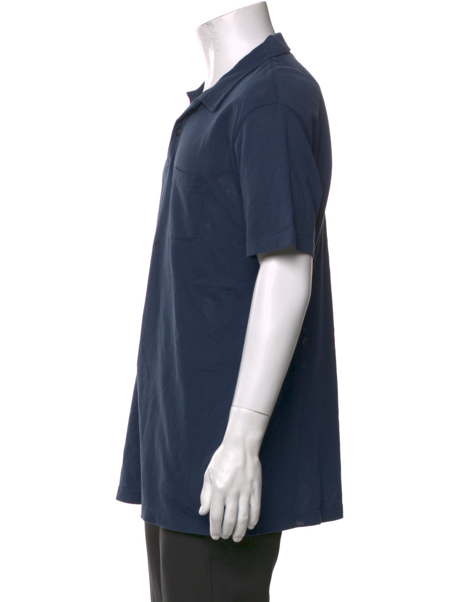 Sunspel Collar Short Sleeve Polo Shirt