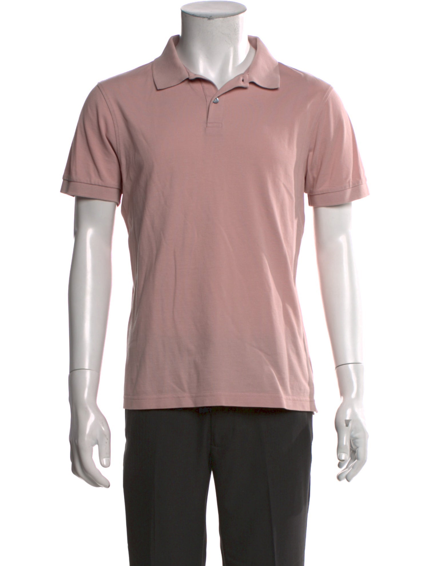 Sunspel Crew Neck Short Sleeve Polo Shirt