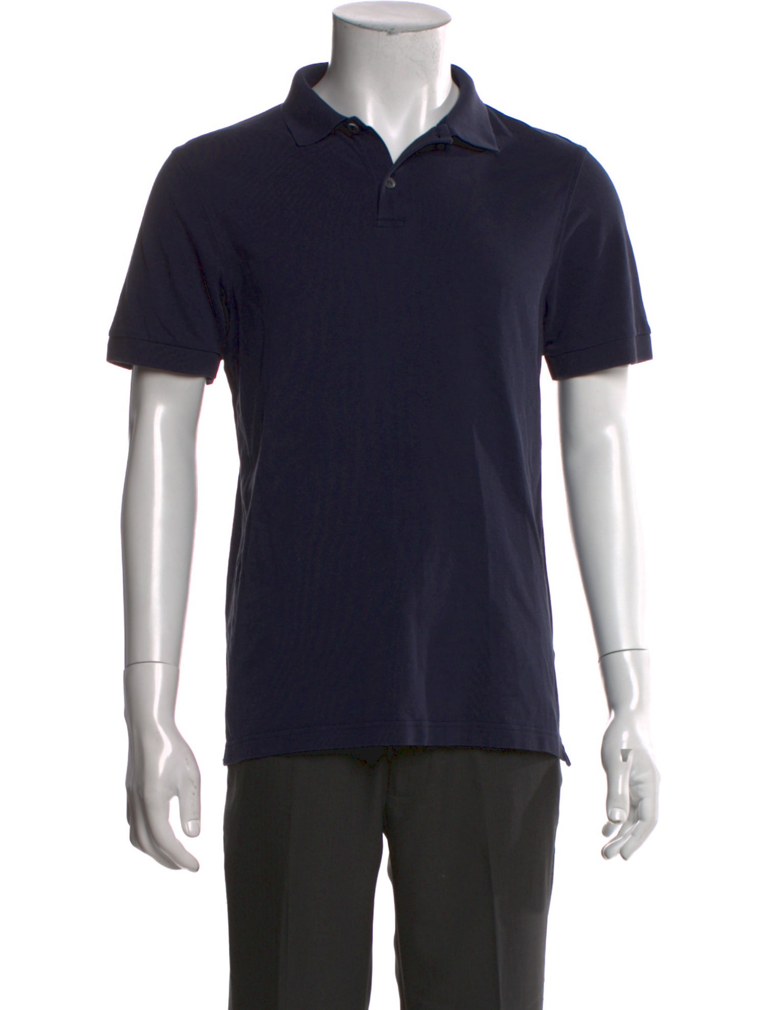 Sunspel Crew Neck Short Sleeve Polo Shirt