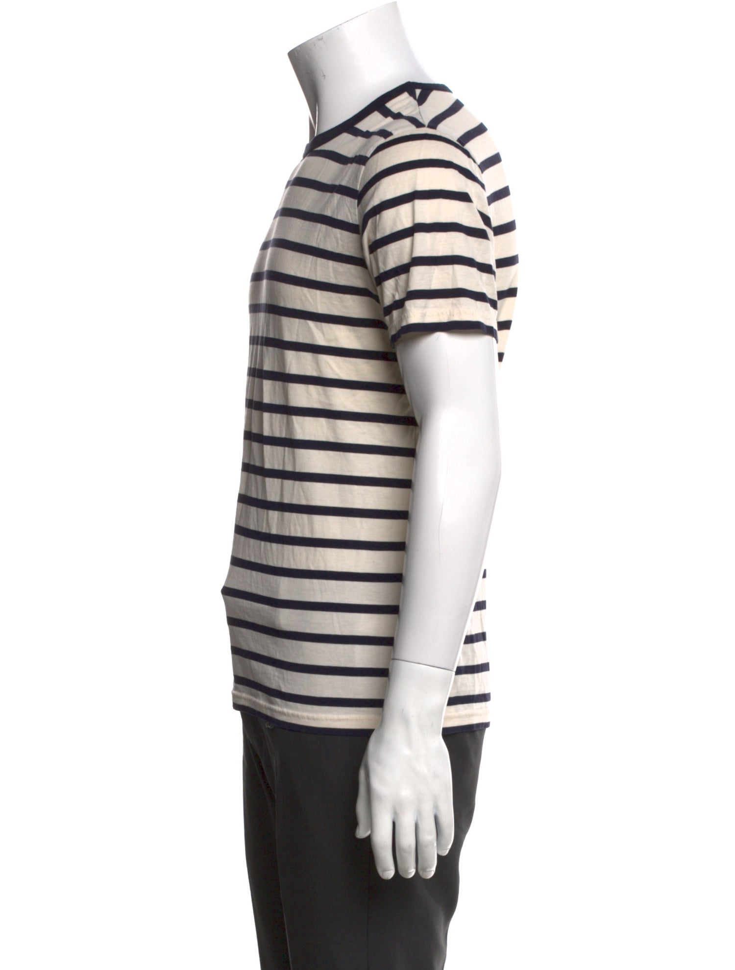 Sunspel Striped Crew Neck T-Shirt