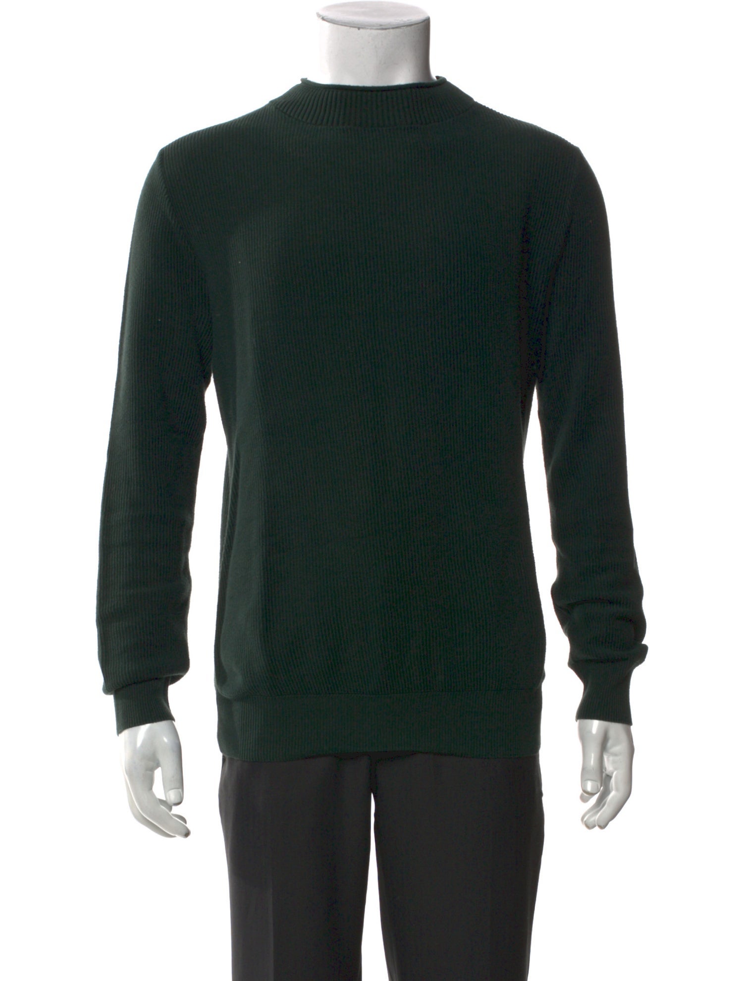Sunspel Mock Neck Long Sleeve Pullover
