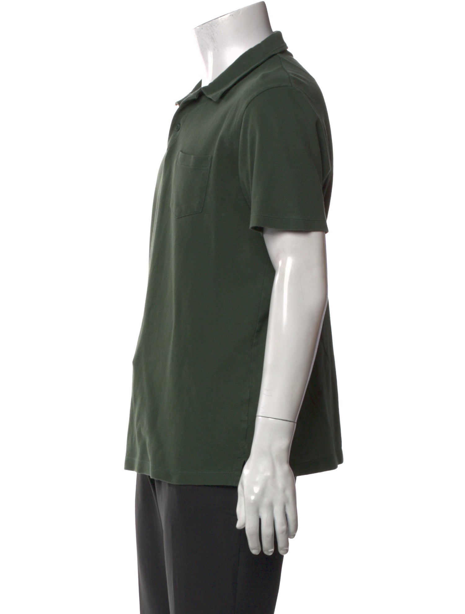 Sunspel Collar Short Sleeve Polo Shirt