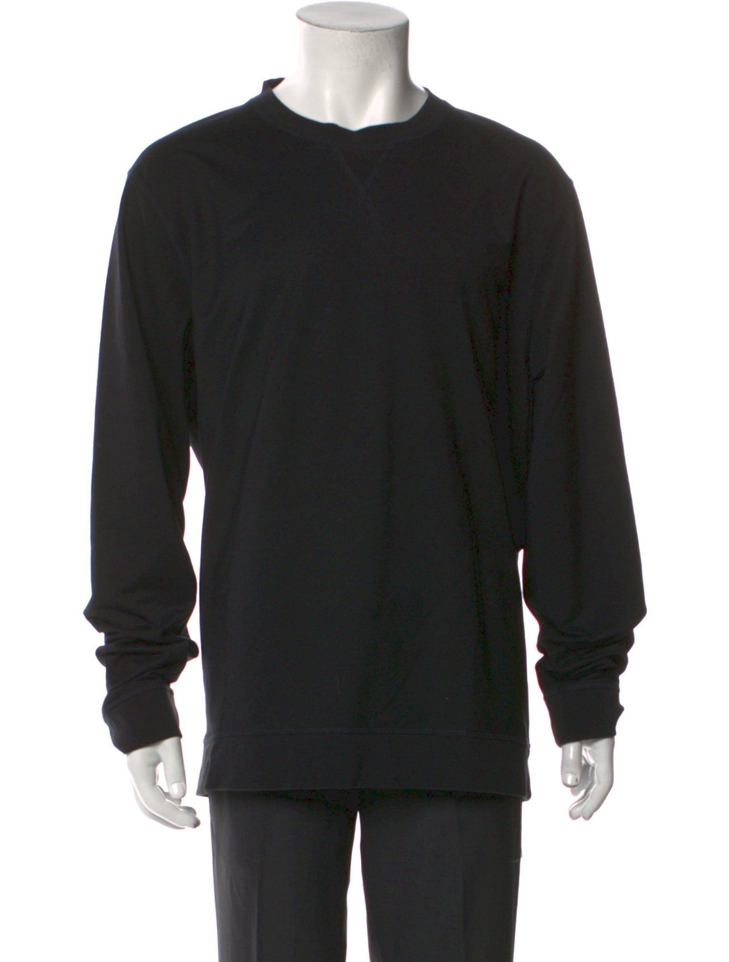 Sunspel Crew Neck Long Sleeve Henley