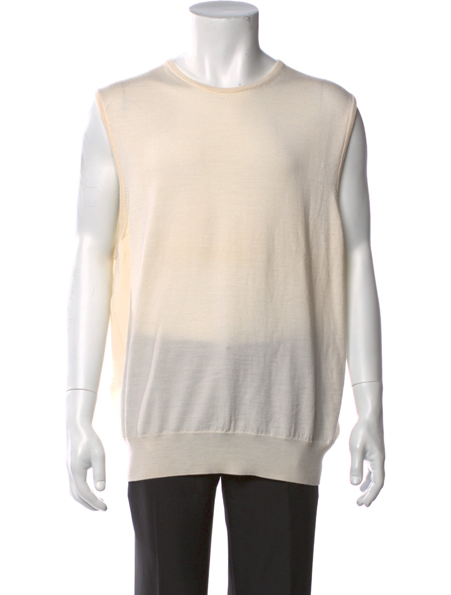 Sunspel Merino Wool Sleeveless Shirt