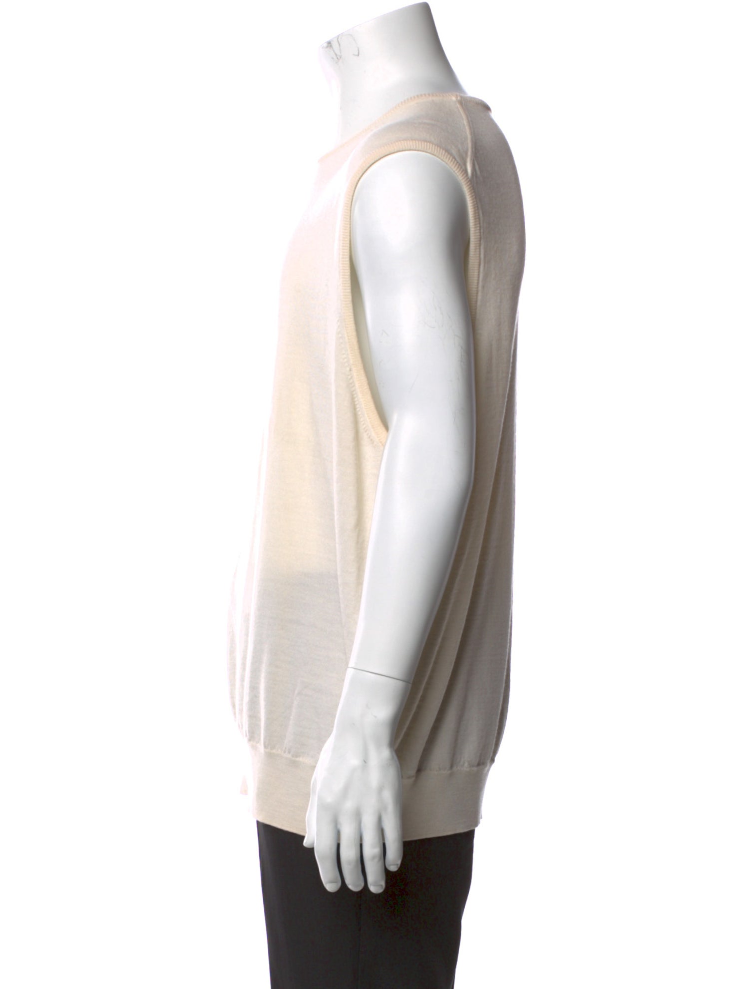 Sunspel Merino Wool Sleeveless Shirt